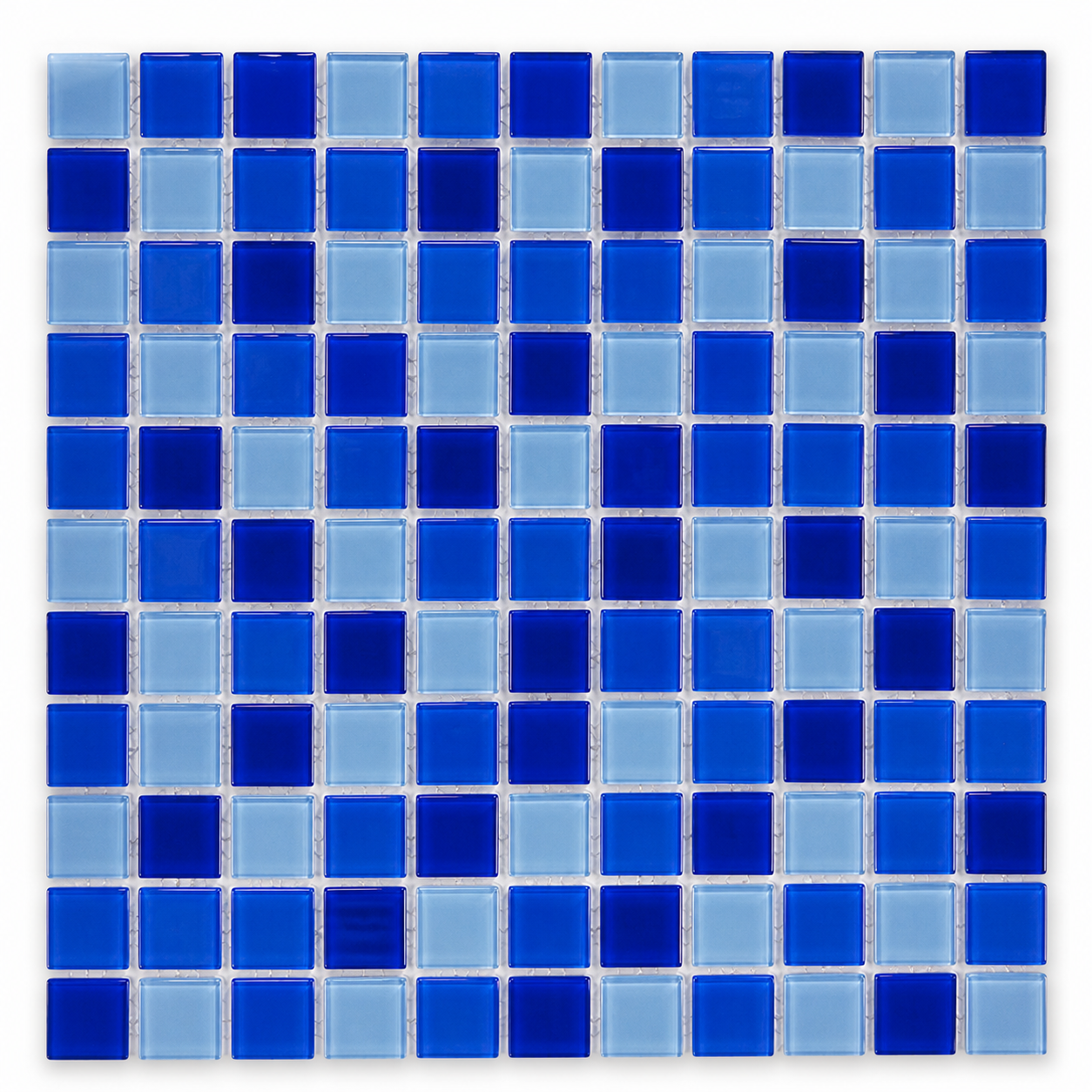 Black Iridescent Glass Pool & Spa Mosaic Tile