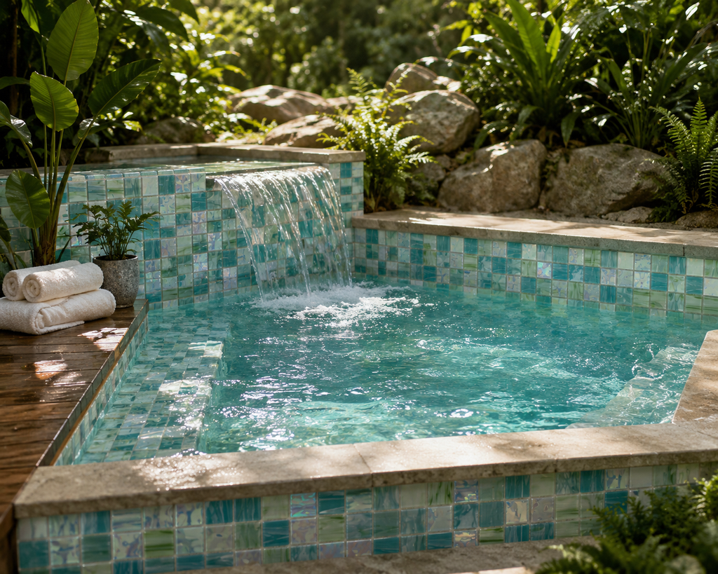 Laguna Breeze Glass Mosaic