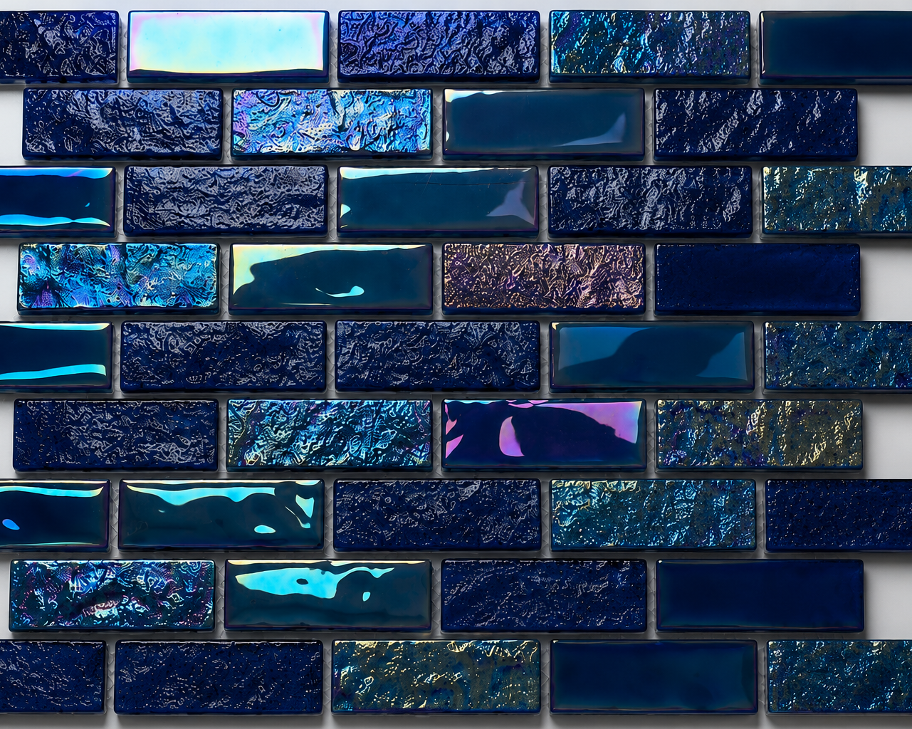Conversation View Iridescent Purple Pool Mosaic