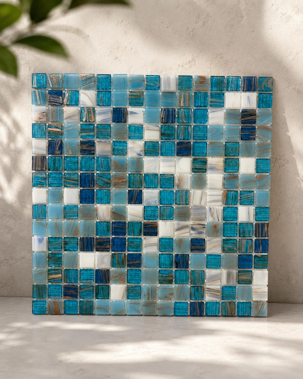 Glass Mosaic Blue Ocean Blend